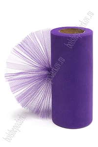 Фатин в шпульках 15 см*25 ярд (SF-603) темно-фиолетовый №20