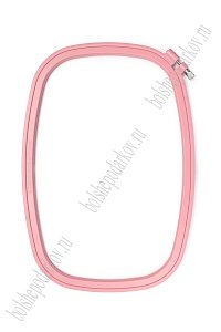 Пяльцы пластиковые 23*33 см (SF-5624) розовый