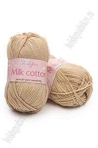 Пряжа "Milk cotton" 50 гр (10 шт) SF-7848, бежевый