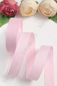 Лента репсовая 2,5 см*20 ярд (SF-3451) розовый №04