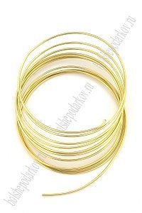 Проволока 2 мм*3 м (SF-906) светлое золото №14