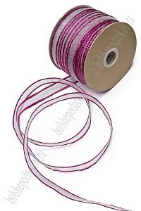 Лента декоративная 1,5 см*100 ярд (6-15-026)