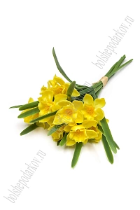 Веточка декоративная 31 см "Нарцисс" (SF-8135) желтый №1