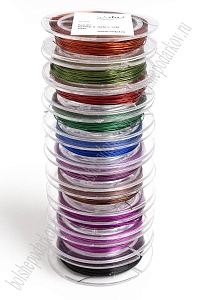 Проволока 0,3 мм*10 м (10 шт) SF-903, ассорти