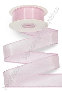 Лента органза Премиум 2,5 см*10 ярд (SF-7859) светло-розовый №4