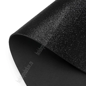 Фоамиран глиттерный А4, 2 мм Premium (10 листов) SF-1955, черный №2026 Фоамиран глиттерный А4, 2 мм Premium (10 листов) SF-1955, черный №2026