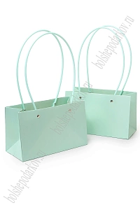 Сумка для цветов 22*13,5*10,5 см (10 шт) SF-7378, аквамариновый №7