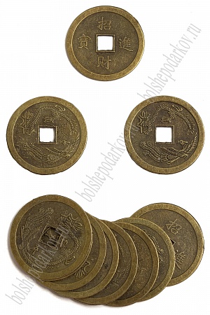Монеты 35 мм (20 шт) бронзовый