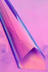 Пленка ПВХ двусторонняя А4 (5 листов) SF-7232, розовый хамелеон №3