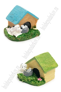 Фигурка миниатюрная &quot;Собачка&quot; 4*3,7*3 см (2 шт) SF-8049