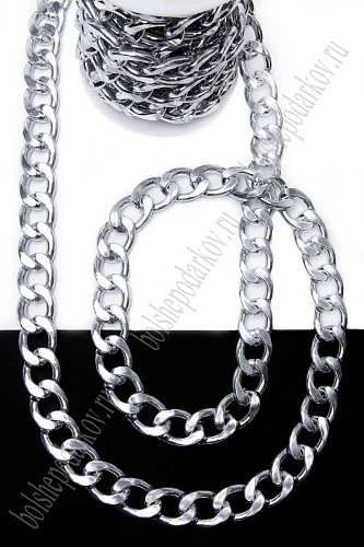 Цепь декоративная 25*20 мм (5 м) SF-2540/1, серебро