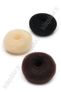 Резинка-бублик для волос 12 см (12 шт) SF-3148, три цвета