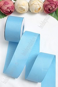 Лента репсовая 5 см*20 ярд &quot;1 сорт&quot; (SF-1350) голубой №97