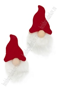 Новогодние украшения &quot;Гномик&quot; 10 см (2 шт) SF-7551, в ассортименте