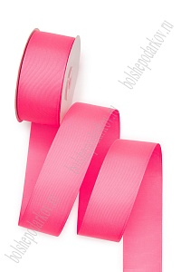 Лента репсовая 4 см*20 ярд "1 сорт" (SF-1349) ярко-розовый №14