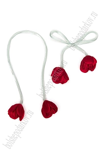 Цветы на ленте "Розы" (4 шт) SF-8158, №6