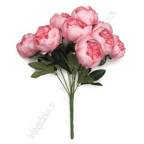 Букет декоративный 42 см &amp;quot;Пионы&amp;quot; (SF-8124) розовый