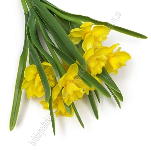 Веточка декоративная 31 см "Нарцисс" (SF-8135) желтый №1