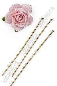 Пины &quot;Гвоздик&quot; 50 мм (50 гр) SF-7663, светлое золото