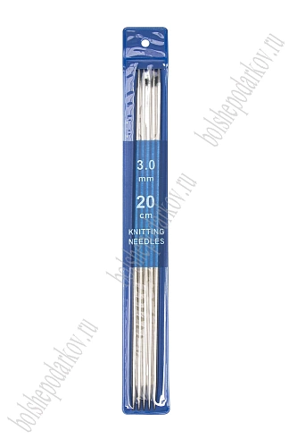 Спицы для вязания 20 см*3 мм (5 шт) SF-7771