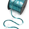 Пайетки 6 мм на нитке (голографические) SF-3068,бирюзовый