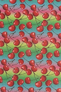 Кожзам с блестками "Вишенки" А4 (5 листов) SF-5979, №4