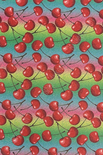 Кожзам с блестками &amp;quot;Вишенки&amp;quot; А4 (5 листов) SF-5979, №4