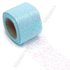 Фатин с блестками 5,5 см*15 ярд (SF-5805) голубой №10