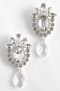 Серединка ювелирная с подвеской (2 шт) SF-5958, серебро/серебро №09