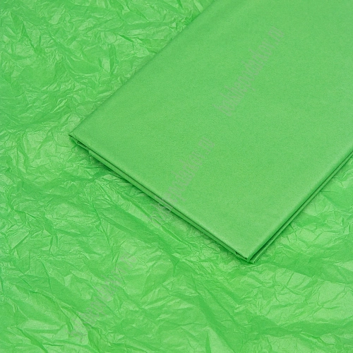Бумага тишью 50*66 см (10 листов) SF-914, зеленый №360