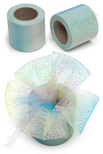 Фатин 5,5 см*15 ярд (SF-6043) радужный №3