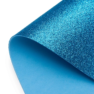 Фоамиран глиттерный А4, 2 мм Premium (10 листов) SF-1955, голубой №2039 Фоамиран глиттерный А4, 2 мм Premium (10 листов) SF-1955, голубой №2039