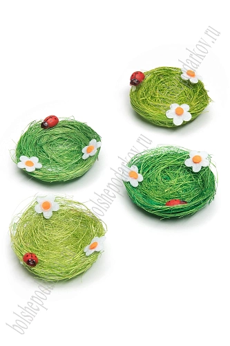 Пасхальный декор 5 см &amp;quot;Гнездо&amp;quot; (4 шт) SF-5051, №2