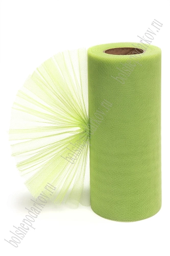 Фатин в шпульках 15 см*25 ярд (SF-603) фисташковый №21