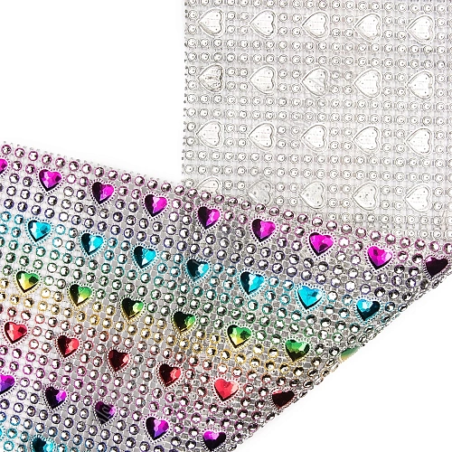 Тесьма-обманка &amp;quot;Сердечки&amp;quot; (10 ярд) SF-683, мультиколор