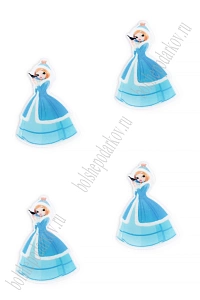 Кабошон-вырубка &quot;Девочка&quot; 2,8*4 см (10 шт) SF-5787, №2