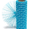 Фатин в горошек 15 см*10 ярд (SF-2941) бирюзовый №1