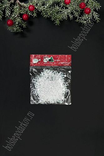 Новогоднее украшение &amp;quot;Снежинка&amp;quot; 8 см (3 шт) SF-1709