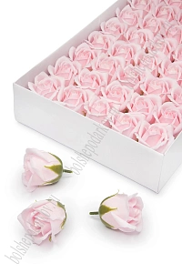 Мыльные цветы &quot;Роза&quot; 6*6,5 см (50 шт) SF-7800, светло-розовый №2