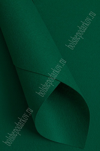Фетр жесткий 1,2 мм, Корея Solitone 40*55 см (5 шт) темно-зеленый №871