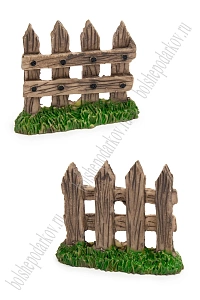 Фигурка миниатюрная "Заборчик" 4,8*1*4 см (2 шт) SF-8049