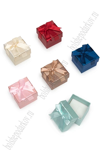 Коробочки для украшений 5*5*3,8 см (24 шт) SF-8138, ассорти №1