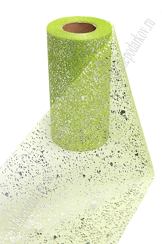 Фатин &amp;quot;Капли&amp;quot; 15 см*25 ярд (SF-2950) фисташковый