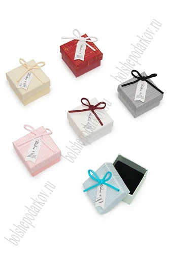Коробочки для украшений 5*5*3,3 см (24 шт) SF-8138, ассорти №3