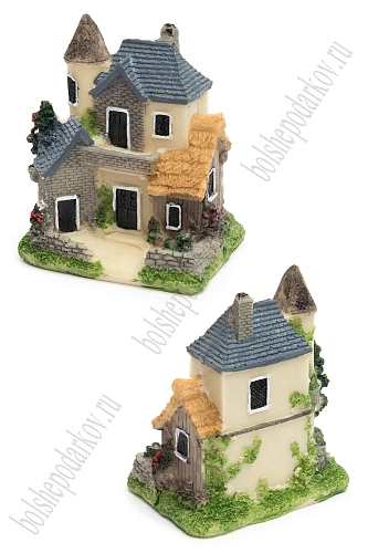 Фигурка миниатюрная &amp;quot;Домик&amp;quot; 6*4,2*7,2 см (1 шт) SF-8049, №3