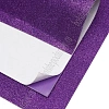 Фоамиран глиттерный самоклеющ. А4 (10 листов) SF-1957, темно-фиолетовый №006