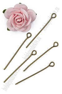 Пины с петелькой 30 мм (50 гр) SF-7652, бронза