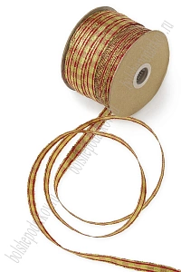 Лента декоративная 1 см*150 ярд (6-15-829)