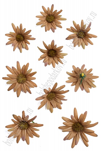 Головки цветов &amp;quot;Хризантема&amp;quot; 5 см (100 шт) SF-2090, коричневый №4