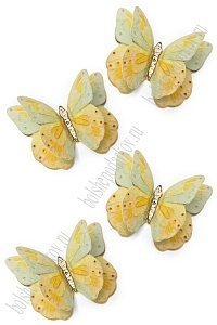 Лазерная вырубка из фетра &quot;Бабочка&quot; 5 см (10 шт) №90 несклеенная